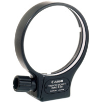 

Canon Tripod Mount Ring B (B) for EF 100 f/2.8, Macro USM, MP-E65 f/2.8, EF 180 f/3.5L Macro USM Lens only.