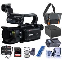 

Canon XA45 4K UHD Pro Camcorder with 20x Zoom Lens, 3G-SDI Output - Bundle With Video Bag, 64GB SDHC U3 Card, Spare Battery, 58mm Filter Kit, Cleaning Kit, Memory Wallet, Card Reader, Compact Charger