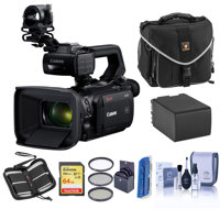 

Canon XA50 1" CMOS 4K UHD Pro Camcorder with 15x Optical Zoom Lens - Bundle Video Bag, 64GB SDXC U3 Card, Spare Battery, 58MM Filter Kit, Cleaning Kit, Memory wallet, Card Reader