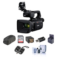 

Canon XA55 1" CMOS 4K UHD Pro Camcorder with 15x Optical Zoom Lens, 3G-SDI Output - Bundle Bigbag Video Handbag, 64GB SDXC U3 Card, Spare Battery, 58MM Filter Kit, Cleaning Kit, And More