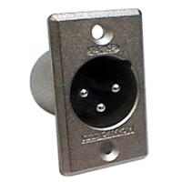 

Canare ITT Cannon XLR3, Male Flange Receptacle