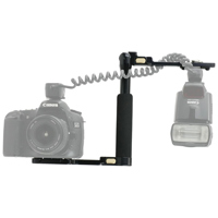 

Custom Brackets Folding-S Short Camera Bracket for Short Digital and 35mm Film Cameras or Cameras without a Power Grip.