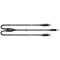 

Cordial Cables Cordial Cables Unbalanced Y-Adapter; 5ft. 1/8" TRS Male to (2x) RCA Male; 5ft.