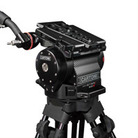 

Cartoni Master 65 Flat Base Fluid Head with Dovetail Plate, Telescopic Left Pan Bar and Short Right Pan Bar, 143 lbs Capacity