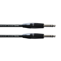 

Cordial Cables Cordial Cables Balanced Line Cable; 10ft. 1/4" TRS Male to 1/4" TRS Male; 10ft.
