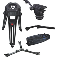 

Cartoni Focus 18 Fluid Head System, Includes H601 Aluminum Single-Stage Heavy-Duty EFP Tripod Legs and P731 Mid-Level Spreader