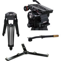 

Cartoni Magnum Pan and Tilt Head System, Includes K706 Aluminum 1-Stage Superpod HD Tripod (Flat Base), P737 Mid-Level Spreader and 2x Pan Bars