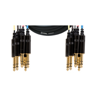 

Cordial Cables Cordial Cables 8-Channel Balanced Multicore Cable Loom; 10ft.(8x) 1/4" TRS Male to (8x) 1/4" TRS Male; 10ft