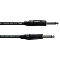 

Cordial Cables Cordial Cables High-Flex Loudspeaker Cable; 1/4" TS Male; 5ft. 1/4" TS Male to 1/4" TS Male; 5ft.