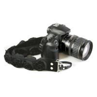 

Capturing Couture Floral Collection, Black Organza 1.5" Fashion Camera Strap for DSLR/SLR Cameras