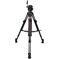 

Cartoni Focus 12 Fluid Head System, Includes 2-Stage Carbon Fiber 100mm Smart Stop Tripod and Smart Lock ML Spreader