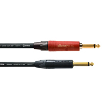 

Cordial Cables Cordial Cables High-Copper Premium Instrument Cable; SilentPlug, 10ft. 1/4" TS Male to 1/4" TS Male SilentPlug, 10ft.
