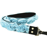 

Capturing Couture Floral Collection, Aqua Organza 1.5" Fashion Camera Strap for DSLR/SLR Cameras
