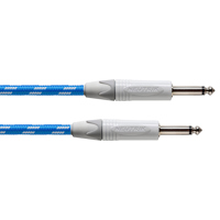 

Cordial Cables Cordial Cables Premium Instrument Cable; Woven Jacket, 20ft. 1/4" TS Male to 1/4" TS Male; Woven Jacket, 20ft.
