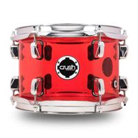

Crush Drums Acrylic 16x14" Floor Tom Drum with Legs, Red
