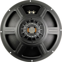 

Celestion 15" Neodymium Woofer, 8 Ohms Nominal Impedance, 98dB Sensitivity, 42-3500Hz Frequency Range, 400W Power, Single