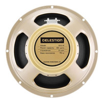 

Celestion G12M-65 Creamback 12" 65 Watts Guitar Speaker, 75-5000Hz Frequency Range, 8 Ohms & 16Ohms Nominal Impedance, 97dB Sensitivity, Single