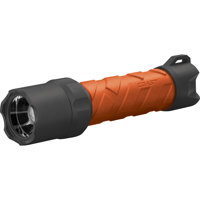 

Coast PolySteel 600R Rechargeable Pure Beam Focusing Flashlight, 530 Lumens, 810' Beam, Orange/Gray