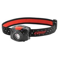 

Coast FL60R Rechargeable Wide Angle Flood Beam Headlamp, 450 Lumens, 108' Beam, Red/Gray