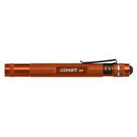 

Coast HP4 Bulls-Eye Spot Fixed Beam Penlight, 100 Lumens, 180' Beam, Orange, 2x AAA