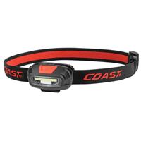 

Coast FL13 Dual Color C.O.B. Utility Beam Headlamp, 250 Lumens, 68' Beam, 2x AAA
