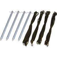 

Sunbounce Safety-Kit 1 (4 Ropes And 4 Tent-Pegs, 40 Cm Solid T-Steel)