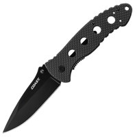 

Coast DX340 Double Lock Folder Stainless Steel Plain Edge Drop Point Knife, 3.5" Black Blade, Nylon Handle