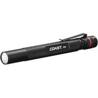 

Coast HP4 Bulls-Eye Spot Fixed Beam Penlight, 100 Lumens, 180' Beam, AAA Battery Power, Black