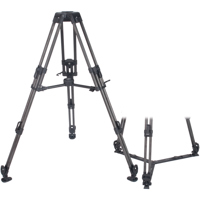 

Cinegears 100mm Bowl Carbon Fiber Tripod with Mid Level Spreader and Rubber Feet (Set of 3)