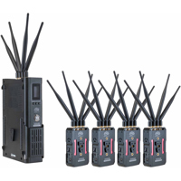 

Cinegears Four In One 2000M-H Full-HD Wireless Video Transmission Kit with Hand Held Receiver & 4 Transmitter
