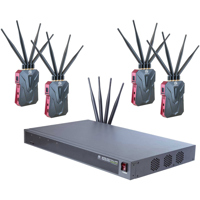 

Cinegears Four In One 2000M-R Full-HD Wireless Video Transmission Kit with Rack Mount Receiver & 4 Transmitter