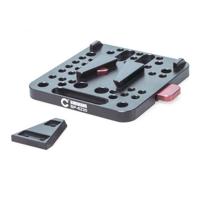 

Cinegears BP-6230 MiniV Cheese Plate with V-lock Male and Female Socket for Ghost-Eye Transmission Kit