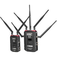 

Cinegears Ghost-Eye 400M V2 V-Mount Wireless HDMI/SDI Video Transmitter and Receiver Kit, Includes 7x Extended Antennas, Waterproof Foamed Case