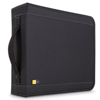 

Case Logic Wallet Holds 208 CDs in Separate Sleeves, Color: Black.