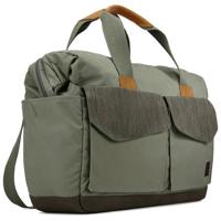 

Case Logic LoDo Satchel for 15" MacBook Pro, 14" Laptop, iPad and 10.1" Tablet, Petrolgreen-Drab