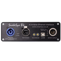 

CHAUVET DJ ChamSys SnakeSys B4 DMX to Ethernet Convertor, 4 Universe