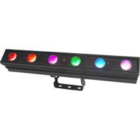 

CHAUVET Professional COLORdash Batten Quad-6 LED Light with Power Cable, Hanging Bracket, 3-pin and 5-pin DMX Connectors, 390.7lux at 5m Illuminance