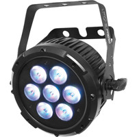 

CHAUVET Professional COLORdash Par-Quad 7 Colored RGBA LED with Power Cord, 3-pin and 5-pin DMX Connectors, 434 lux Illuminance at 5 m