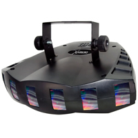 

CHAUVET DJ Derby X DMX Effects Light with Power Cord, X Bracket, 8 DMX Channels, 3-pin DMX Connectors, 90 LEDs Light Source