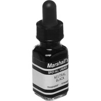 

Marshall's Photo Coloring System Spot All B&W Print Retouching Dye, 1/2 oz, Bottle of Neutral Black