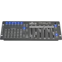 

CHAUVET DJ Obey 6 DMX-512 Controller for LED Fixtures, 36 Channels, 3-pin XLR Connector