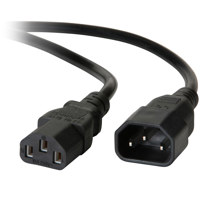 

CHAUVET DJ 5' 3-Pin Male to Female IEC Extension Cable, 18 AWG