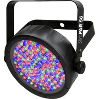 

CHAUVET DJ SlimPAR 56 LED PAR Can, 3/7 DMX Channels, 3-pin DMX Connectors, 108 LEDs Light Source, 876lux Iluminance at 2m, Black