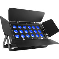 

CHAUVET DJ SlimBANK T18 USB RGB LED Wash Light, 3, 5, 9 or 13 DMX Channel, 3-Pin XLR DMX Connector, 18x Tri-Color RGB LED