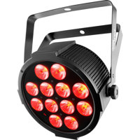 

CHAUVET DJ SlimPAR Q12 USB RGBA LED Wash Light, 4 or 9 DMX Channel, XLR 3-Pin DMX Connector, 12x 4W Quad-Color RGBA LED