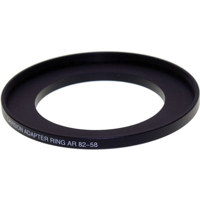 

Cavision Thin Step-Up Ring, Front 82mm Thread (85mm OD), Rear 58mm Thread, Depth 6mm