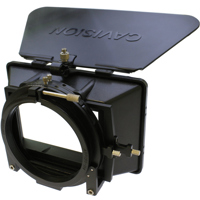 

Cavision 4x5.65 Matte Box Package for Lens with 114mm Outside Diameter, Includes 120 to 114mm Step Down Ring & Standard Top French Flap