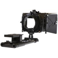 

Cavision 3x3 Matte Box Package for DSLR Camera, Includes Matte Box with Top & Side Flags, Donut Style Adapter Ring and 15mm Swing Away Rods Support