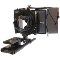 

Cavision 4x5.65 Matte Box Package for DSLR/AF100/Black Magic Cameras, Includes MB4512H-2 4x5.65 Hard Shade Matte Box, ARP1210 1200-100mm Step Down Insert Ring