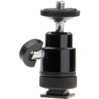 

Cavision Mini Ball Head with 1/4" Screw and Bottom Cold Shoe Connector